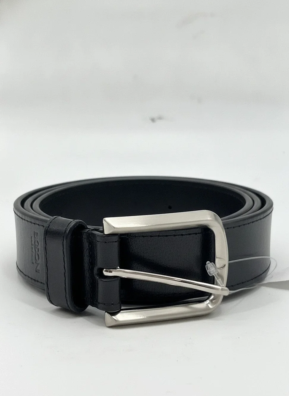 Boconi NWT Black Leather Belt | Men's Regular 36, USA-Made, Business Casual